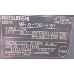 MR-J3-700A-S057