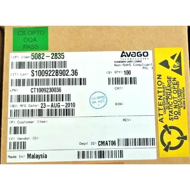 thumbnail image 2 of HP Agilent 5082-2835 UHF VHF Schottky Barrier Diode – NOS Qty 2 2 of 5